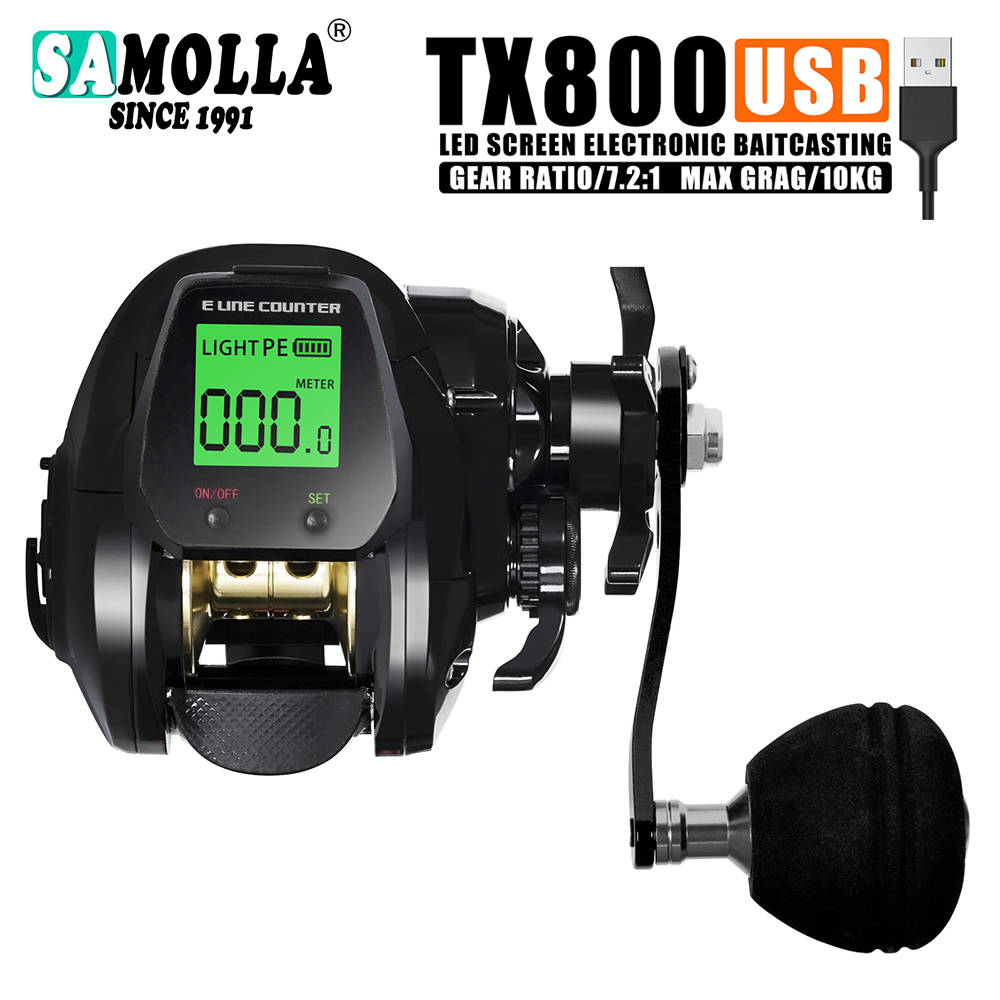 Kastking Reel Zephyr - SAMOLLA Baitcasting Mulinello da pesca Elettronico